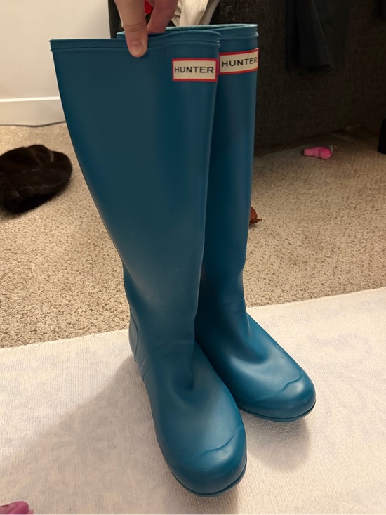 Hunter Shoes - Hunter Teal Tall Women's Rain Boots